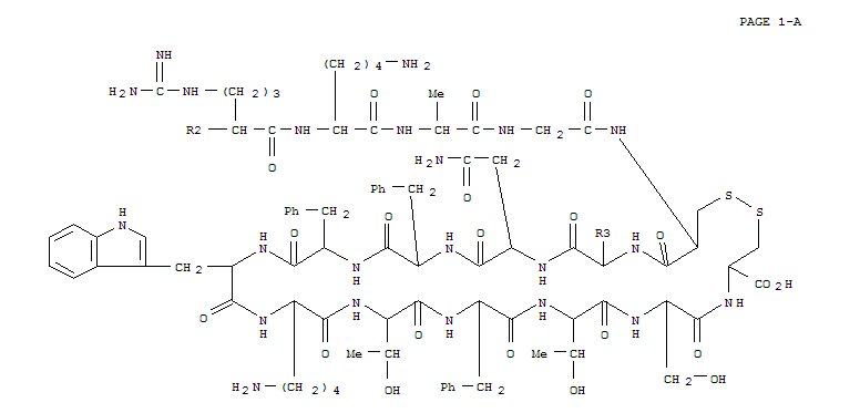 Structure of TYR-SOMATOSTATIN-28