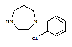 Structure of 1-(2-CHLOROPHENYL)-1,4-DIAZEPANE