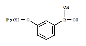 间二氟甲氧基苯硼酸结构式