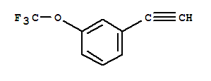 Structure of 1-ETHYNYL-3-(TRIFLUOROMETHOXY)-BENZENE