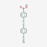 Structure of 4-[2-(4-ethynylphenyl)ethynyl]Benzoic acid