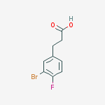 Structure of 3-(3-Bromo-4-fluoro-phenyl)-propionic acid