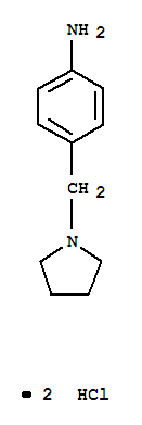 Structure of 4-(1-PYRROLIDINYLMETHYL)-BENZENAMINE DIHYDROCHLORIDE