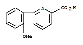 6-(2-Methoxyphenyl)-picolinic acid结构式