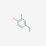 4-Ethyl-1-iodo-2-methylbenzene结构式