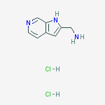 Structure of (1H-pyrrolo[2,3-c]pyridin-2-yl)methanamine dihydrochloride