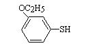 Chemical structure of 3-Ethoxy thiophenol