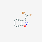 Structure of 3-(DIBROMOMETHYL)-1,2-BENZISOXAZOLE