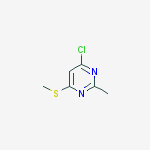Structure of 4-chloro-2-methyl-6-(methylsulfanyl)pyrimidine