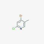 Structure of 4-Bromo-2-chloro-5-methylpyridine