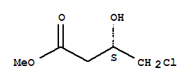 (S)-4-氯-3-羟基丁酸甲酯结构式