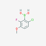 Structure of 6-Chloro-2-fluoro-3-methoxyphenylboronicacid