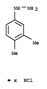 Structure of 3,4-Dimethylphenylhydrazine hydrochloride