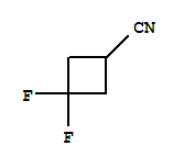 Structure of 3,3-DIFLUORO-CYCLOBUTANECARBONITRILE