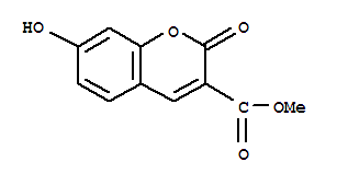 Structure of 7-HYDROXY-2-OXO-2H-CHROMENE-3-CARBOXYLIC ACID METHYL ESTER