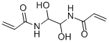 Structure of N,N-(1,2-DIHYDROXYETHYLENE)BISACRYLAMIDE