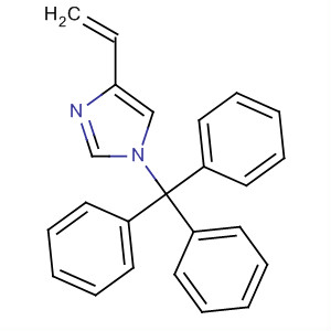 Structure of 1H-Imidazole, 4-ethenyl-1-(triphenylmethyl)-