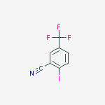 Structure of Benzonitrile, 2-iodo-5-(trifluoromethyl)-