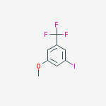 Structure of 1-iodo-3-methoxy-5-(trifluoromethyl)benzene