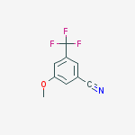 Structure of 3-methoxy-5-(trifluoromethyl) benzonitrile