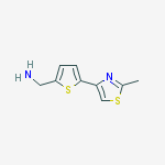 Structure of [5-(2-Methyl-1,3-thiazol-4-yl)thien-2-yl]methylamine