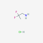 Structure of 1-Amino-2,2-difluoropropane hydrochloride