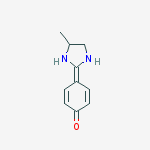 Structure of 4-(4,5-DIHYDRO-4-METHYL-1H-IMIDAZOL-2-YL)PHENOL