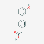 Structure of [1,1-BIPHENYL]-4-ACETIC ACID,3-HYDROXY-