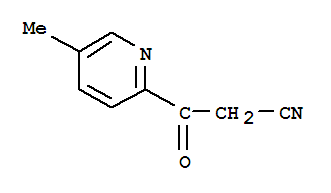 3-(5-METHYLPYRIDIN-2-YL)-3-OXOPROPANENITRILE结构式