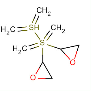 Structure of Oxirane, 2,2'-[dithiobis(methylene)]bis-