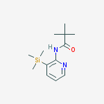 Structure of 2,2-DIMETHYL-N-(3-TRIMETHYLSILANYL-PYRIDIN-2-YL)-PROPIONAMIDE