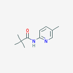 Structure of 2,2-dimethyl-N-(5-methylpyridin-2-yl)propanamide