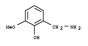 Structure of 2-HYDROXY-3-METHOXYBENZYLAMINE