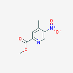 Structure of Methyl 4-Methyl-5-nitropyridine-2-carboxylate