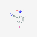 3,5-difluoro-2-nitrobenzonitrile结构式