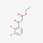 Structure of Ethyl 3-(2,3-difluorophenyl)-3-oxopropanoate