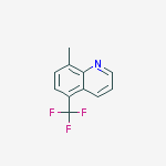 8-METHYL-5-(TRIFLUOROMETHYL)QUINOLINE结构式
