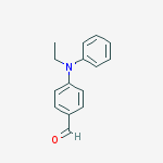 Structure of 4-[ethyl(phenyl)amino]benzaldehyde