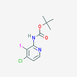 Structure of TERT-BUTYL 4-CHLORO-3-IODOPYRIDIN-2-YLCARBAMATE