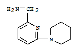 Structure of 1-(6-PIPERIDIN-1-YLPYRIDIN-2-YL)METHYLAMINE 97