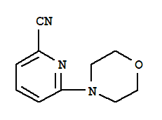 Structure of 6-Morpholin-4-ylpyridine-2-carbonitrile