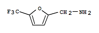 Structure of 2-(AMINOMETHYL)-5-(TRIFLUOROMETHYL)FURAN 97%1-[5-(TRIFLUOROMETHYL)-2-FURYL]METHYLAMINE