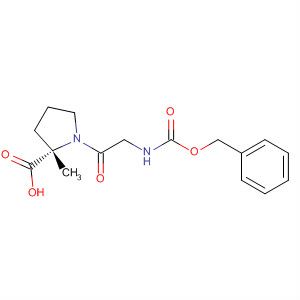 Structure of L-Proline, N-[(phenylmethoxy)carbonyl]glycyl-2-methyl-