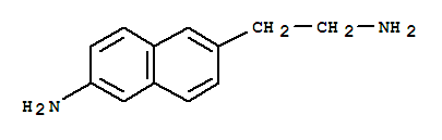 Structure of 2-Naphthaleneethanamine,6-amino-