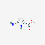 5-amino-1H-pyrrole-2-carboxylic acid结构式