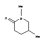 1,5-二甲基-2-哌啶酮结构式