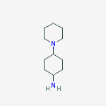 4-(1-piperidyl)cyclohexanamine结构式