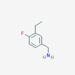 Structure of (3-ETHYL-4-FLUOROPHENYL)METHANAMINE
