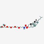 Structure of CHOLESTERYL N-(15,16-DIHYDROXY-4,7,10,13-TETRAOXA-HEXA-DECYL)CARBAMATE