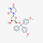 Structure of 2-DEOXY-5-O-(DIMETHOXYTRITYL)-5,6-DIHYDROURIDINE